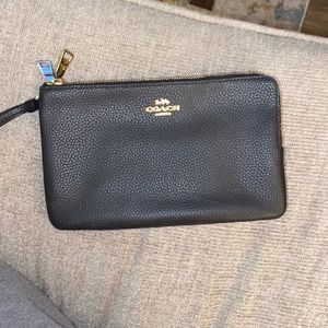 Coach wristlet. Black.